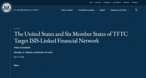 The US Expands Its Sanctions on an ISIS-Linked Financial Network