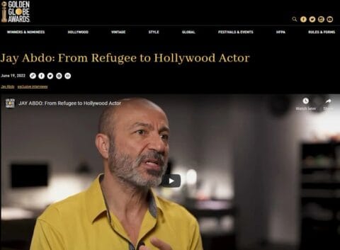 Jay Abdo’s Golden Globes Interview and the Definition of Refugee