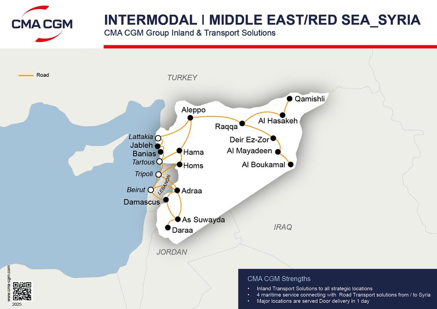 CMA CGM Syria port deal marks major strategic shift