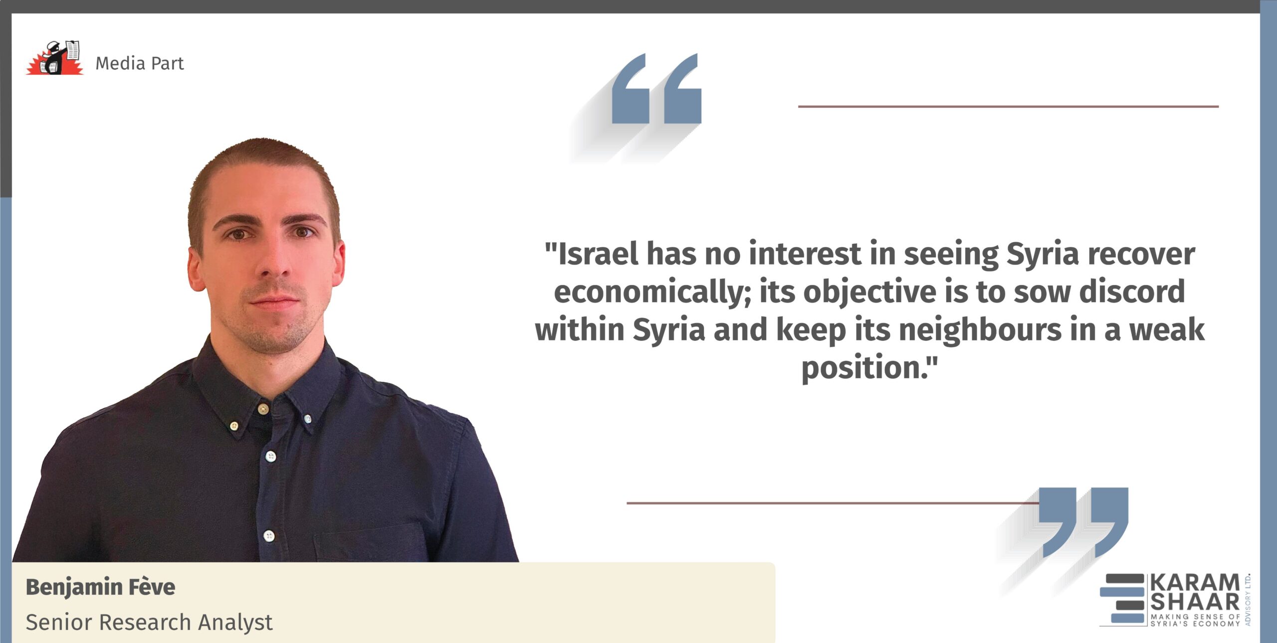 Israel’s Long-Term Strategy for Regional Imbalance in Syria