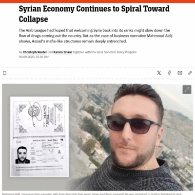 Captagon: OFAC Sanctions Eleven New Entities | Karam Shaar Advisory LTD Captagon: OFAC Sanctions Eleven New Entities | Karam Shaar Advisory LTD