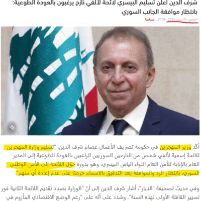 Lebanon humanitarian aid| Karam Shaar Advisory LTD Lebanon humanitarian aid