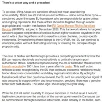 sanctions on Syria sanctions on Syria