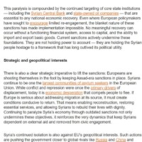 sanctions on Syria sanctions on Syria