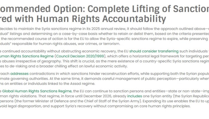 EU Sanctions Syrian Regime Figures for Abuses |Karam Shaar Advisory Ltd. EU Sanctions Syrian Regime Figures for Abuses